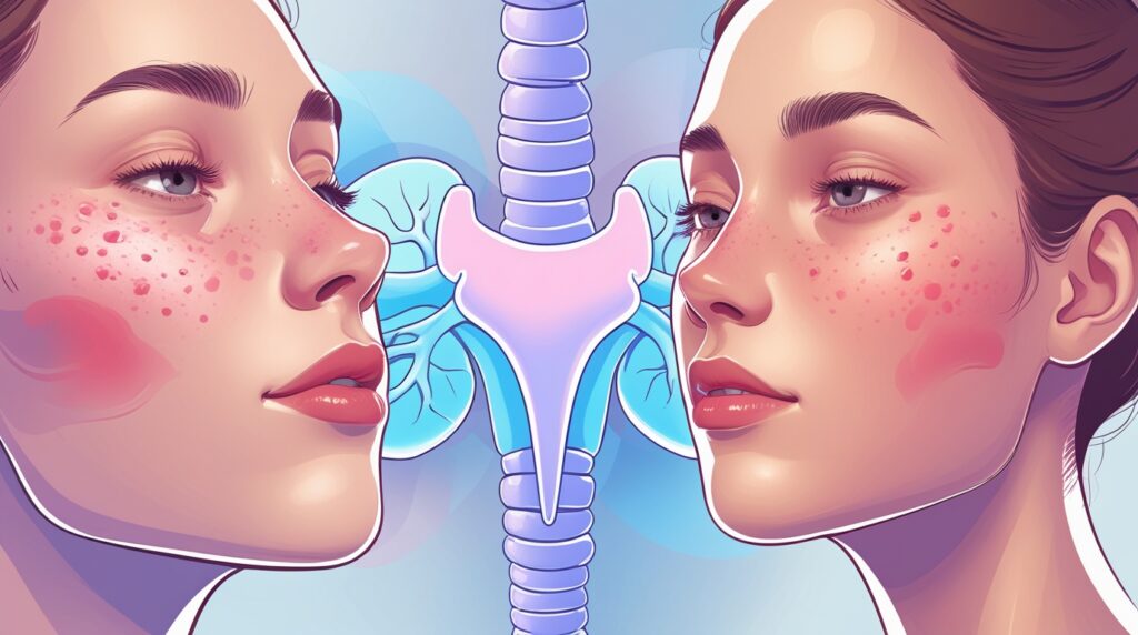 hypothyroidism pimples